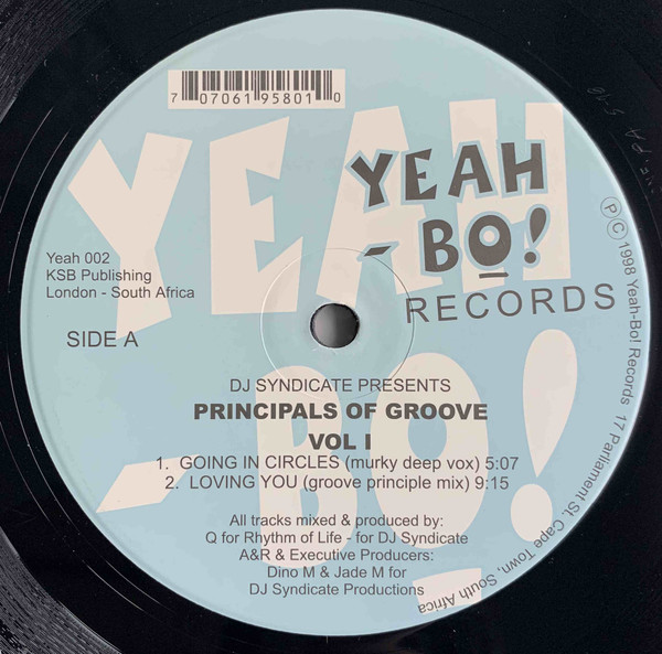 Yeah Bo! - Principals Of Groove Vol. 1 | Yeah Bo! Records (Yeah 002)