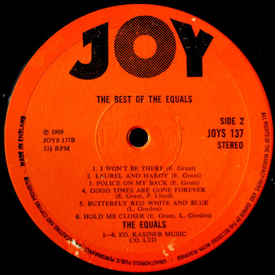 The Equals - The Best Of The Equals | Joy Records (JOYS 137) - 4