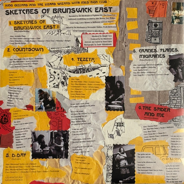 King Gizzard And The Lizard Wizard With Mild High Club - Sketches Of Brunswick East | Heavenly Recordings (HVNLP143X) - 3 King Gizzard And The Lizard Wizard With Mild High Club - Sketches Of Brunswick East | Heavenly Recordings (HVNLP143X) - 3