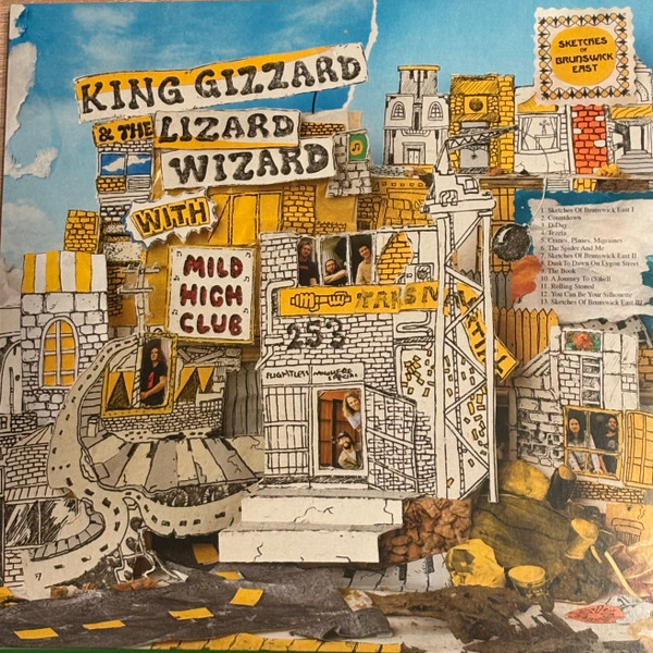 King Gizzard And The Lizard Wizard With Mild High Club - Sketches Of Brunswick East | Heavenly Recordings (HVNLP143X)