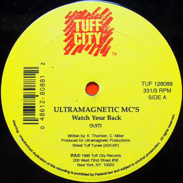 Ultramagnetic MC's - Watch Your Back | Tuff City (TUF 128088) - main