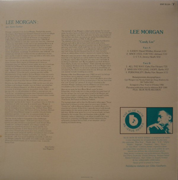 Lee Morgan - Candy Lee | Blue Note (BNP 25.110) - 2 Lee Morgan - Candy Lee | Blue Note (BNP 25.110) - 2