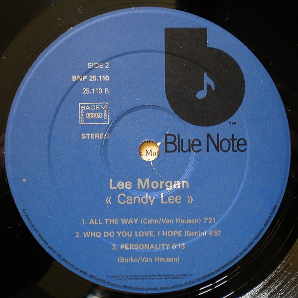Lee Morgan - Candy Lee | Blue Note (BNP 25.110) - 4 Lee Morgan - Candy Lee | Blue Note (BNP 25.110) - 4