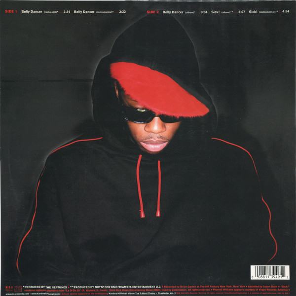 Kardinal Offishall - Belly Dancer / Sick! | MCA Records (088 113 949-1) - 2