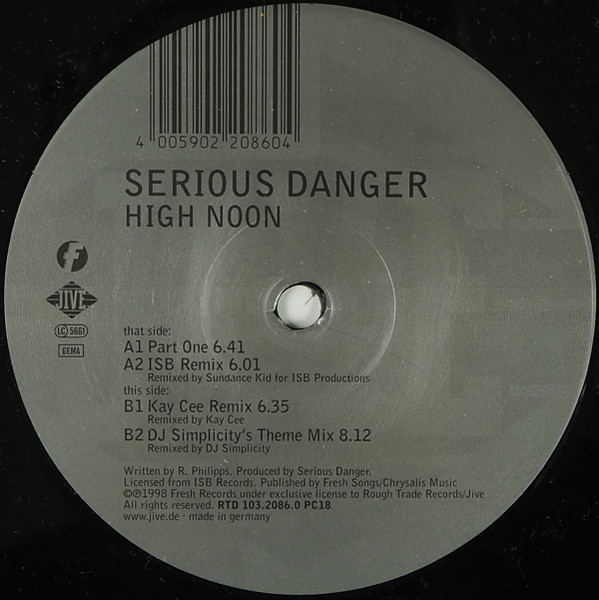 Serious Danger - High Noon | Jive (RTD 103.2086.0)