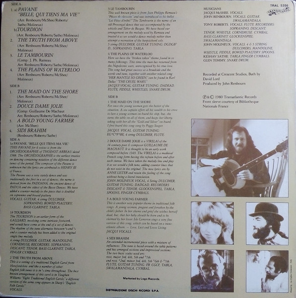 The John Renbourn Group - The Enchanted Garden | Transatlantic Records (TRAL 5356) - 2