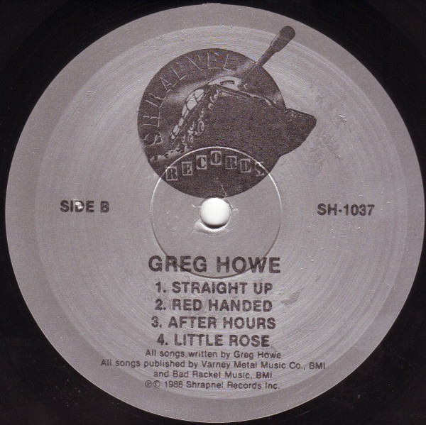 Greg Howe - Greg Howe | Shrapnel Records (SH-1037) - 4