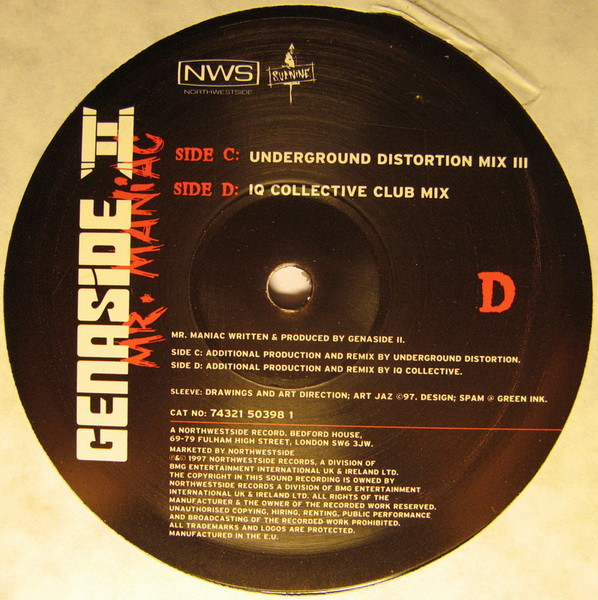 Genaside II - Mr. Maniac | Northwestside (74321 50398 1) - 4