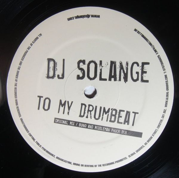DJ Solange & Mark Almaria - To My Drumbeat | Not On Label (DJ Solange) (BAM 001)