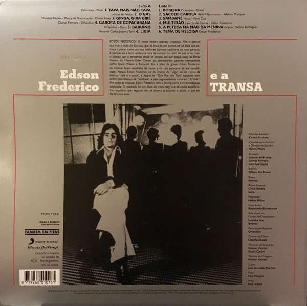 Edson Frederico - Edson Frederico E A Transa | Music On Vinyl (MOVLP2441) - 2
