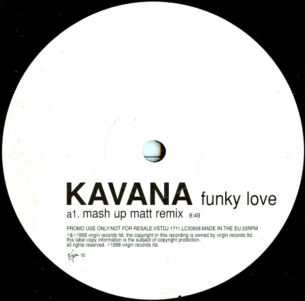 Kavana - Funky Love | Virgin (VSTDJ 1711) - 2