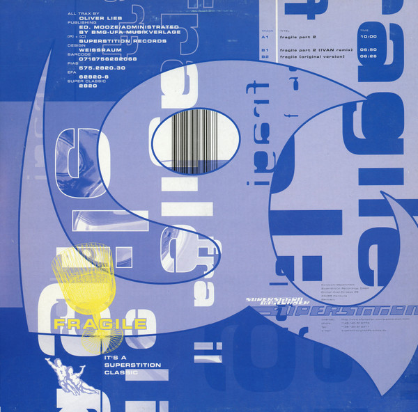 L.S.G. - Fragile | Superstition (SUPERSTITION CLASSIC 2820) - 2 L.S.G. - Fragile | Superstition (SUPERSTITION CLASSIC 2820) - 2