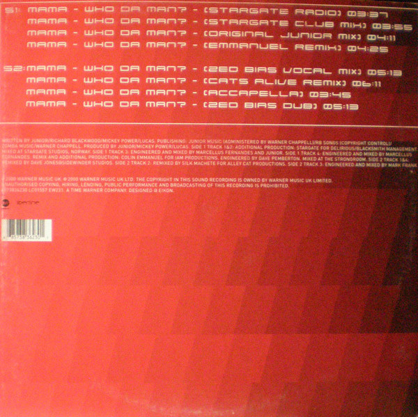 Richard Blackwood - Mama - Who Da Man? | Libertine Records (8573836230) - 2 Richard Blackwood - Mama - Who Da Man? | Libertine Records (8573836230) - 2