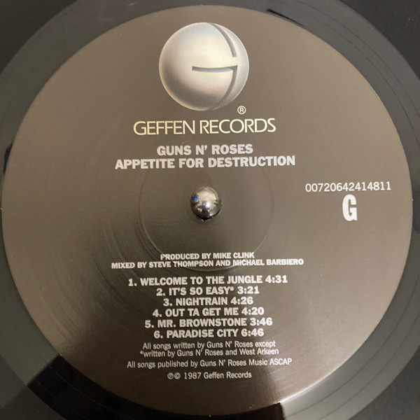 Guns N' Roses - Appetite For Destruction | Geffen Records (00720642414811) - 3