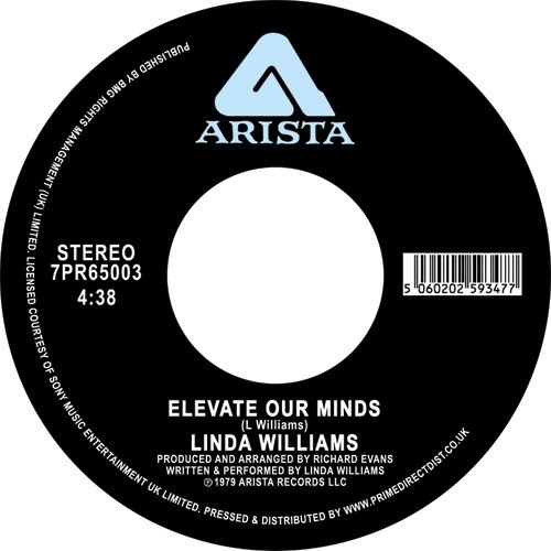 Linda Williams - Elevate Our Minds | Arista (7PR65003) - main