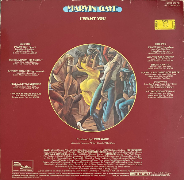 Marvin Gaye - I Want You | Tamla Motown (1 C 062-97 573) - 2