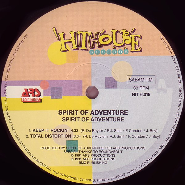 Spirit Of Adventure - Spirit Of Adventure | Hithouse Records (HIT 6.015) - 2