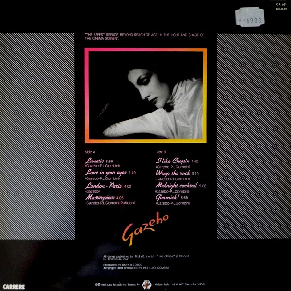 Gazebo - Gazebo | Baby Records (66.039) - 2 Gazebo - Gazebo | Baby Records (66.039) - 2