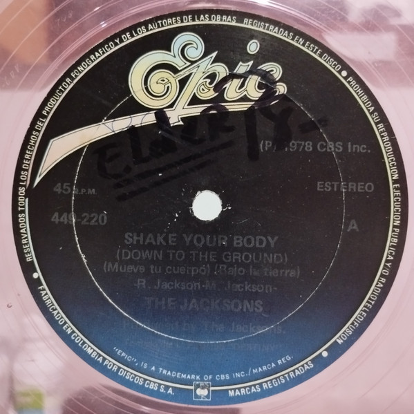 The Jacksons - Shake Your Body (Down To The Ground) / Blame It On The Boogie | Epic (449-220) - 2 The Jacksons - Shake Your Body (Down To The Ground) / Blame It On The Boogie | Epic (449-220) - 2