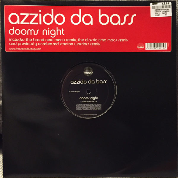 Azzido Da Bass - Dooms Night | free2air Recordings (F2A 23T)