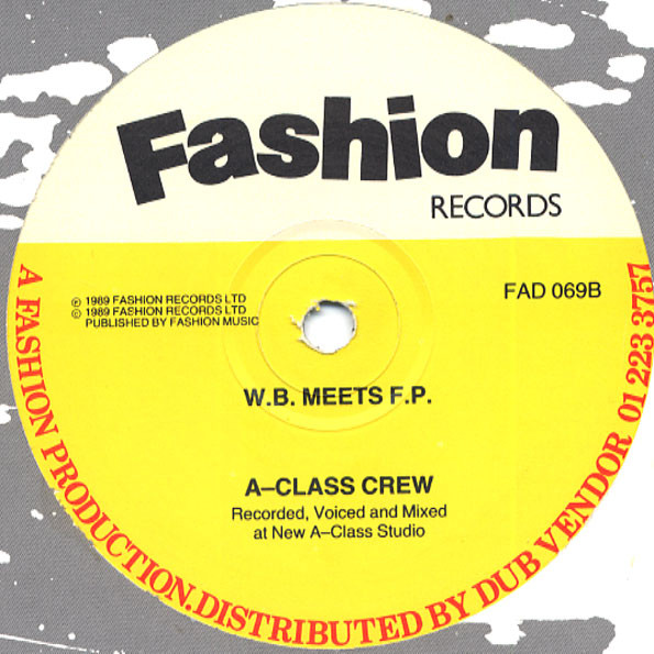 Winsome & Frankie Paul / The A-Class Crew - Let's Start Over / W.B. Meets F.B. | Fashion Records (FAD 069) - 2 Winsome & Frankie Paul / The A-Class Crew - Let's Start Over / W.B. Meets F.B. | Fashion Records (FAD 069) - 2