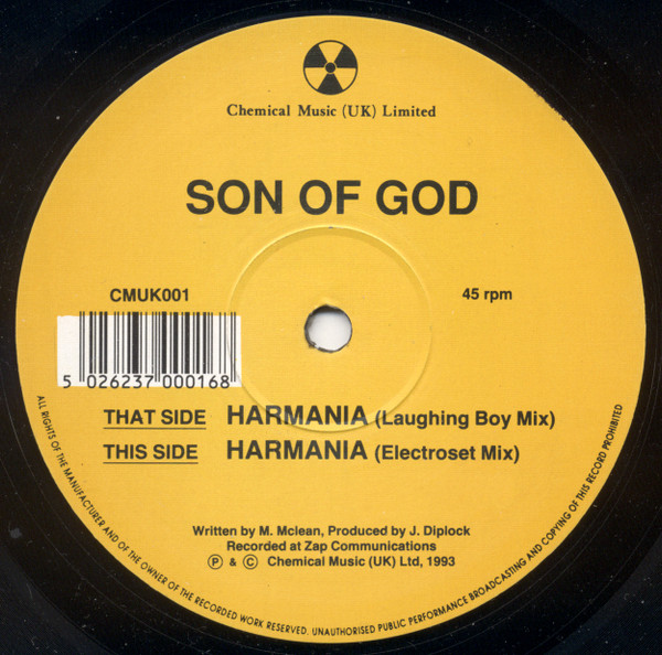 Son Of God - Harmania | Chemical Music (UK) Limited (CMUK001)