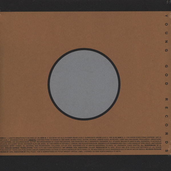 Swans - Die Tür Ist Zu | Young God Records (YG62) - 2