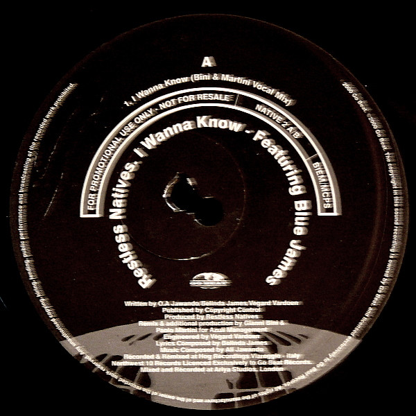 Restless Natives - I Wanna Know | Go! Beat (NATIVE 2)