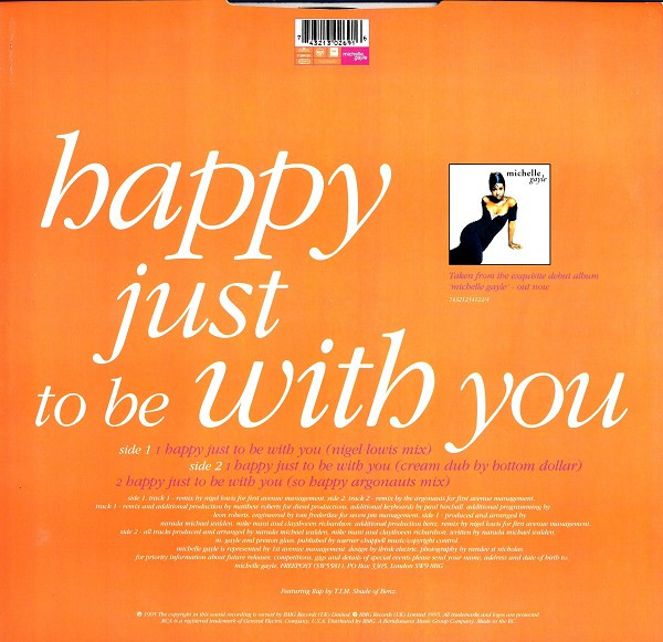 Michelle Gayle - Happy Just To Be With You | 1st Avenue Records (74321302691) - 2