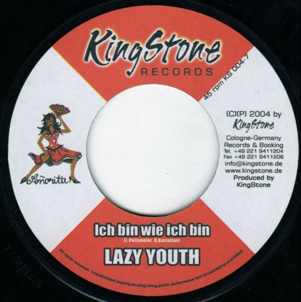 Ce'Cile / Lazy Youth - Shake Your Ass / Ich Bin Wie Ich Bin | Kingstone Records (KS 004-7) - 2