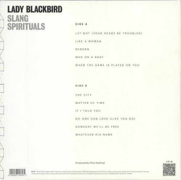 Lady Blackbird - Slang Spirituals | BMG (964056181) - 2