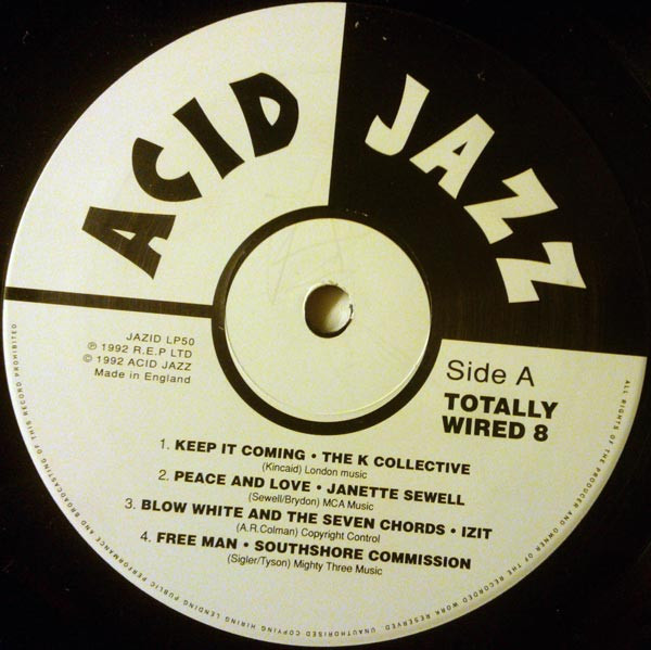 Various - Totally Wired 8 | Acid Jazz (JAZID LP50) - 3