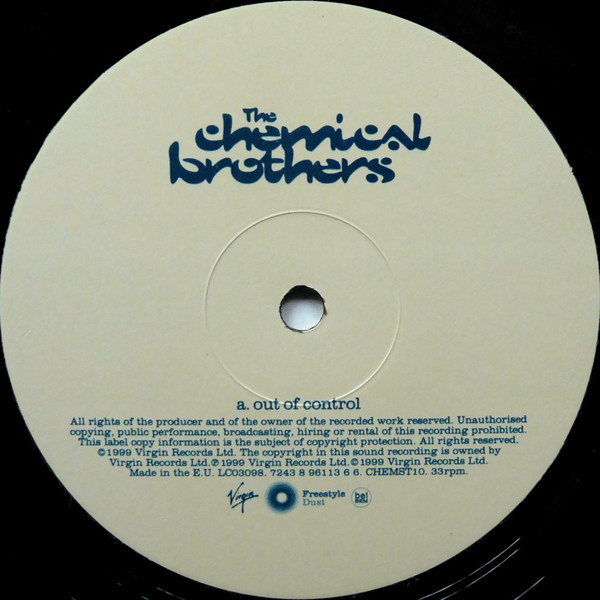 The Chemical Brothers - Out Of Control | Freestyle Dust (CHEMST10) - 3