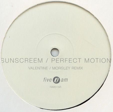 Sunscreem - Perfect Motion | Five AM (FAM015R)