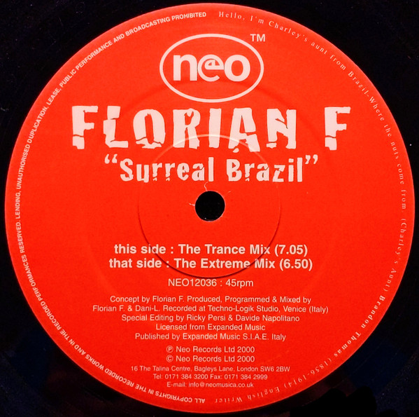 Florian F - Surreal Brazil | Neo (NEO12036)