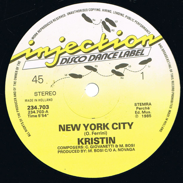 Kristin - New York City | Injection Disco Dance Label (234.703)