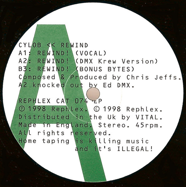 Cylob - Rewind! | Rephlex (CAT 074 EP) - 3