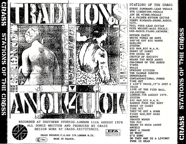 Crass - Stations Of The Crass | Crass Records (521984. CD.) - 4