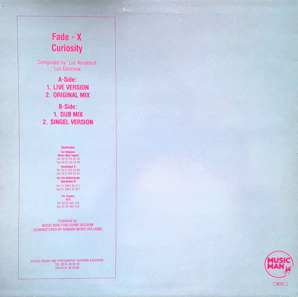 Fade-X - Curiosity | Music Man Records (MMI 9078) - 2 Fade-X - Curiosity | Music Man Records (MMI 9078) - 2