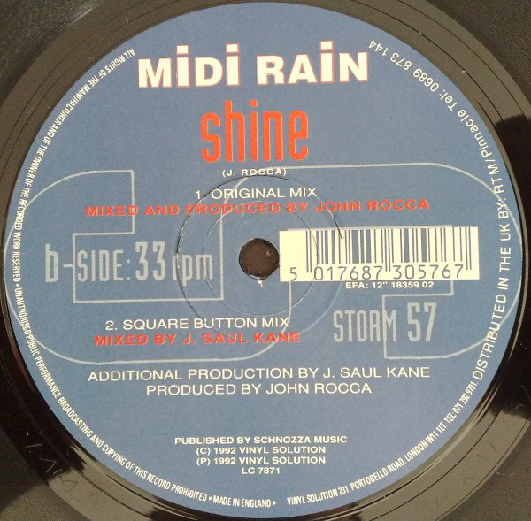 Midi Rain - Shine | Vinyl Solution (STORM 57) - 3
