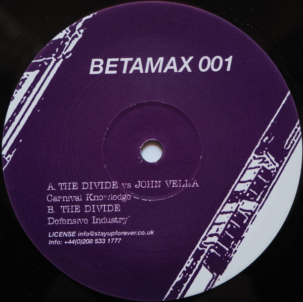 The Divide vs. John Vella - Carnival Knowledge / Defensive Industry | Betamax (BETAMAX 001)