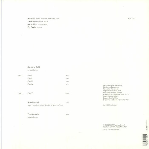 Avishai E. Cohen - Ashes To Gold | ECM Records (ECM 2822) - 2