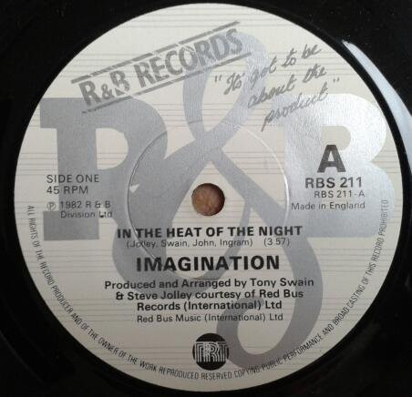 Imagination - In The Heat Of The Night | R & B Records (RBS 211) - 3