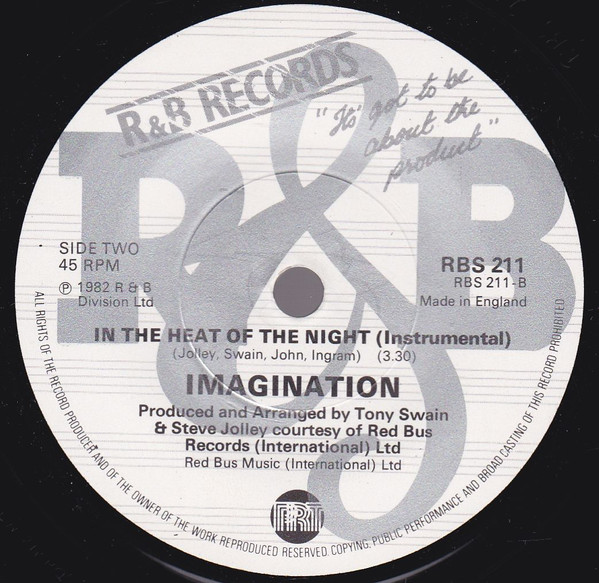 Imagination - In The Heat Of The Night | R & B Records (RBS 211) - 4