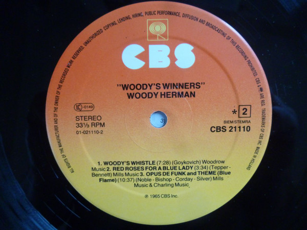 Woody Herman - Woody's Winners | CBS (CBS 21110) - 4