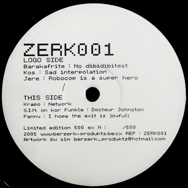 Various - Zerk 001 | Berzerk Produkts (ZERK001) - 2