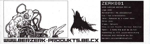 Various - Zerk 001 | Berzerk Produkts (ZERK001)
