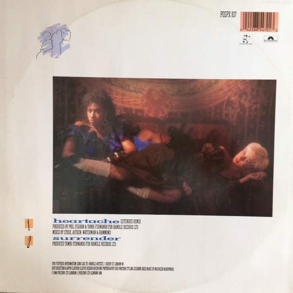 Pepsi & Shirlie - Heartache | Polydor (POSPX 837) - 2