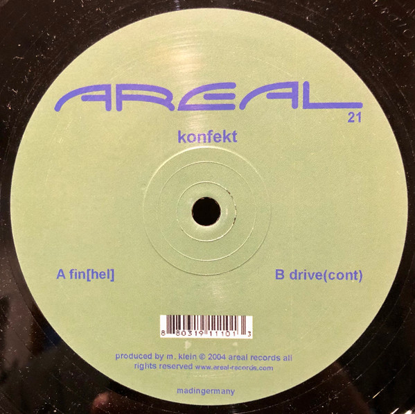 Konfekt - Fin[Hel] / Drive(Cont) | Areal Records (Areal021) - main