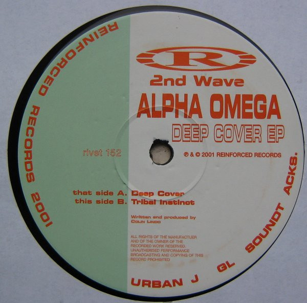 Alpha Omega - Deep Cover EP | Reinforced Records (rivet 152)